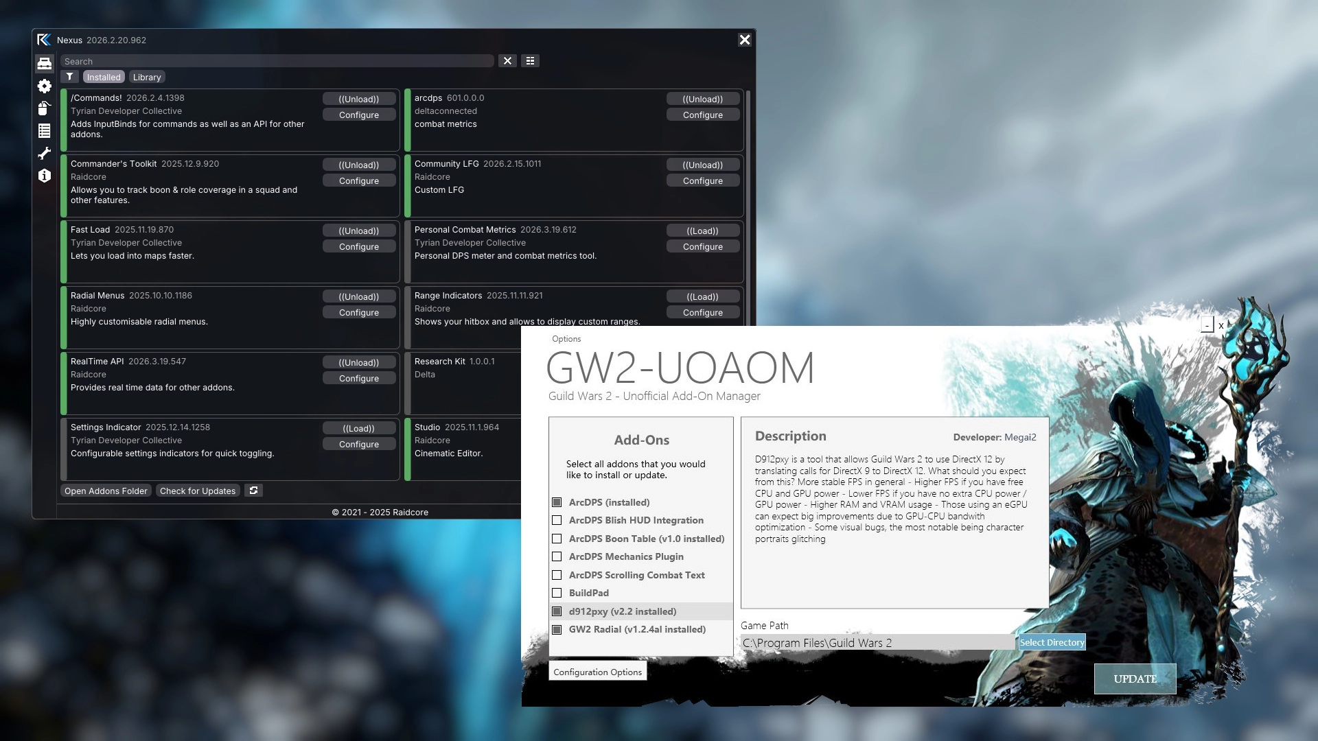 GW2 Addon Managers Compared: Nexus, Blish HUD, ArcDPS & More