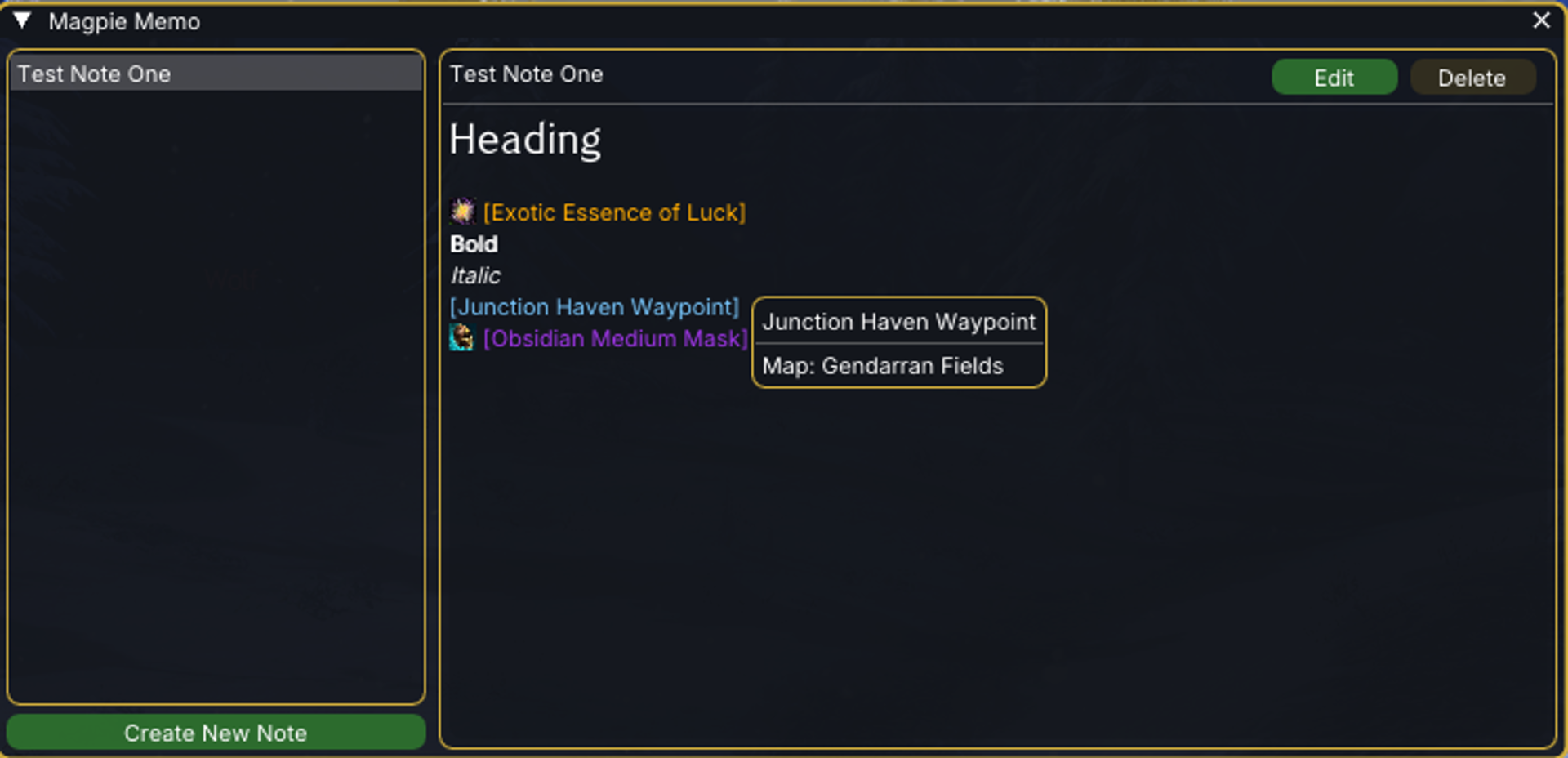 Magpie Memo preview