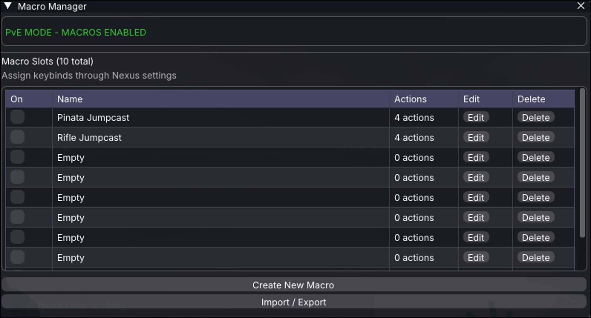 Macro Manager preview