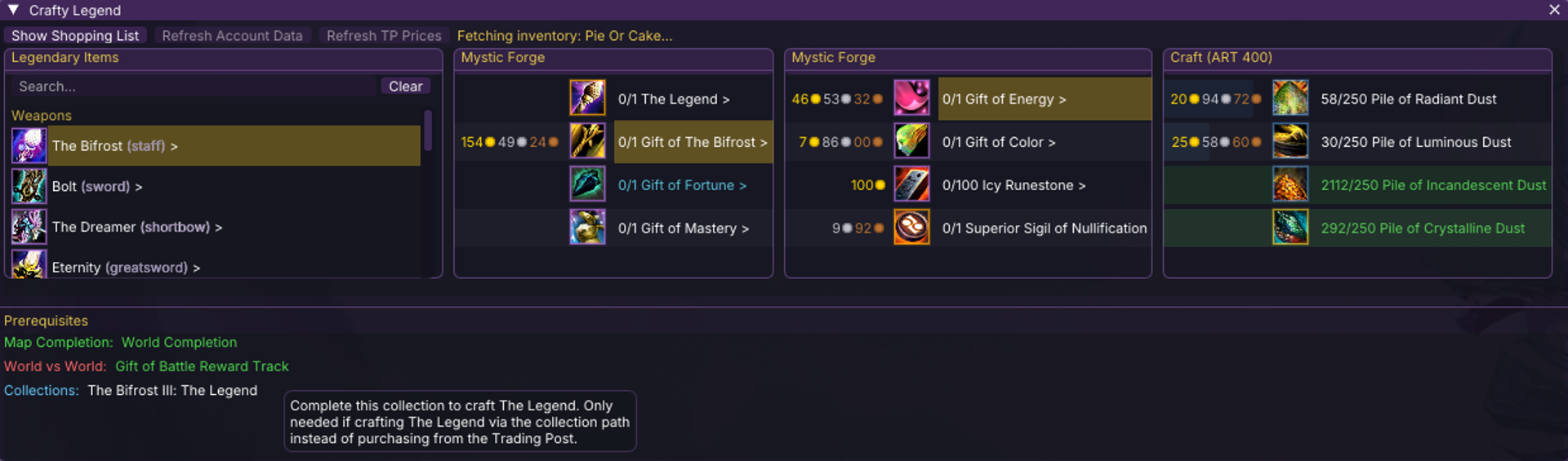 CraftyLegend preview